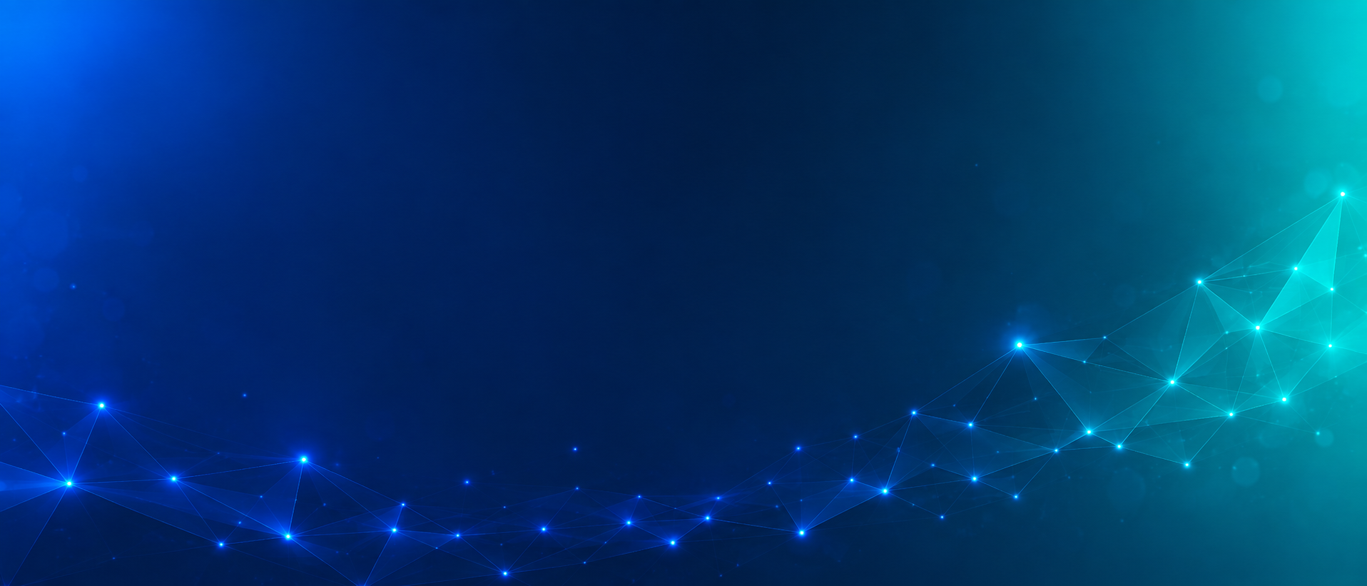 Abstract network of connected points, representing an ecosystem of startups and investors